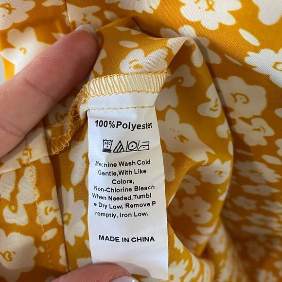 ZAFUL Floral Print Front Tie Mini Sundress - Picture 11 of 11